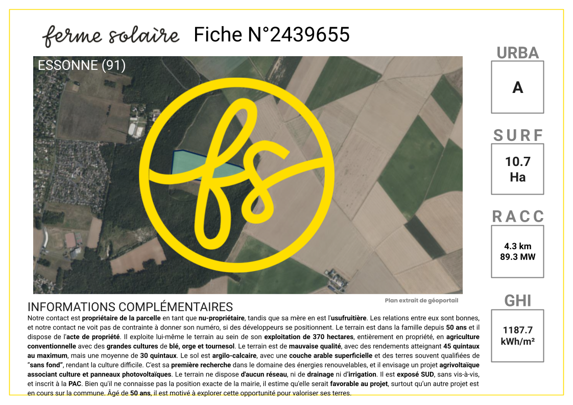 Terrain 2439655