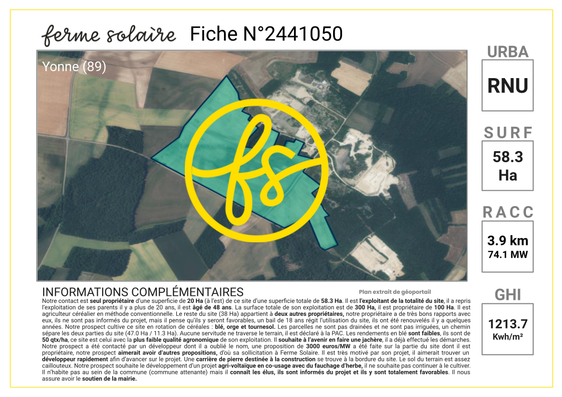 Terrain 2441050