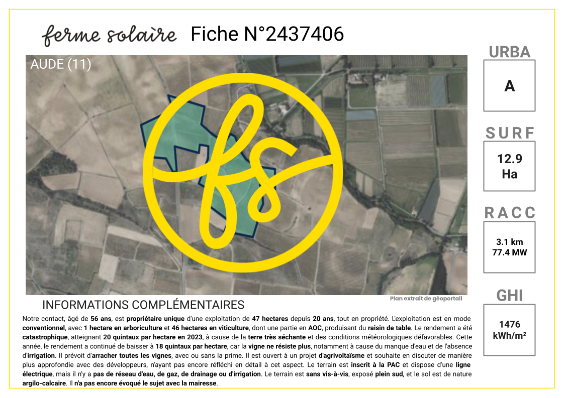 Terrain 2437406