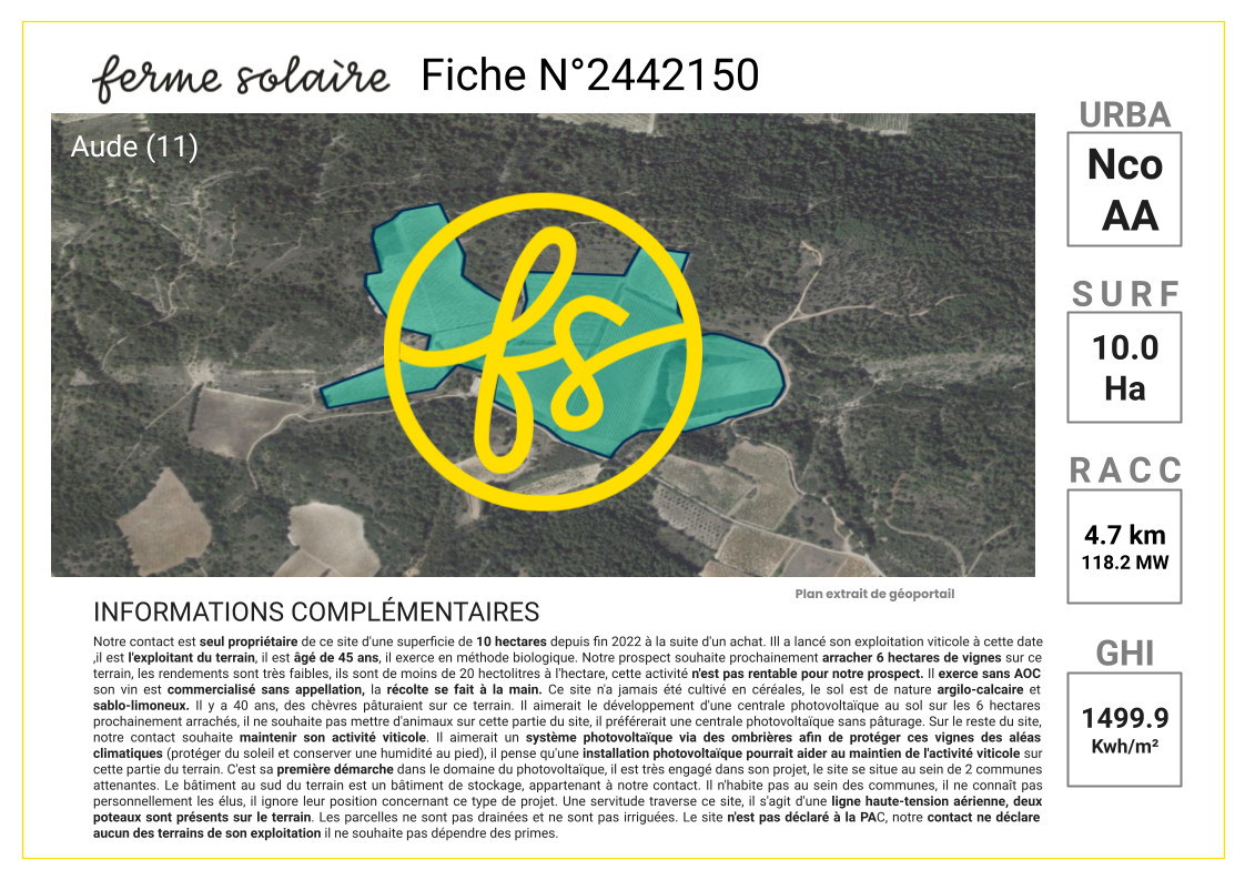 Terrain 2442150
