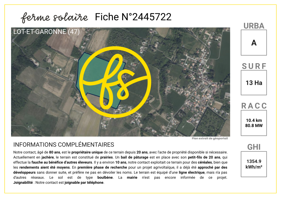 Terrain 2445722